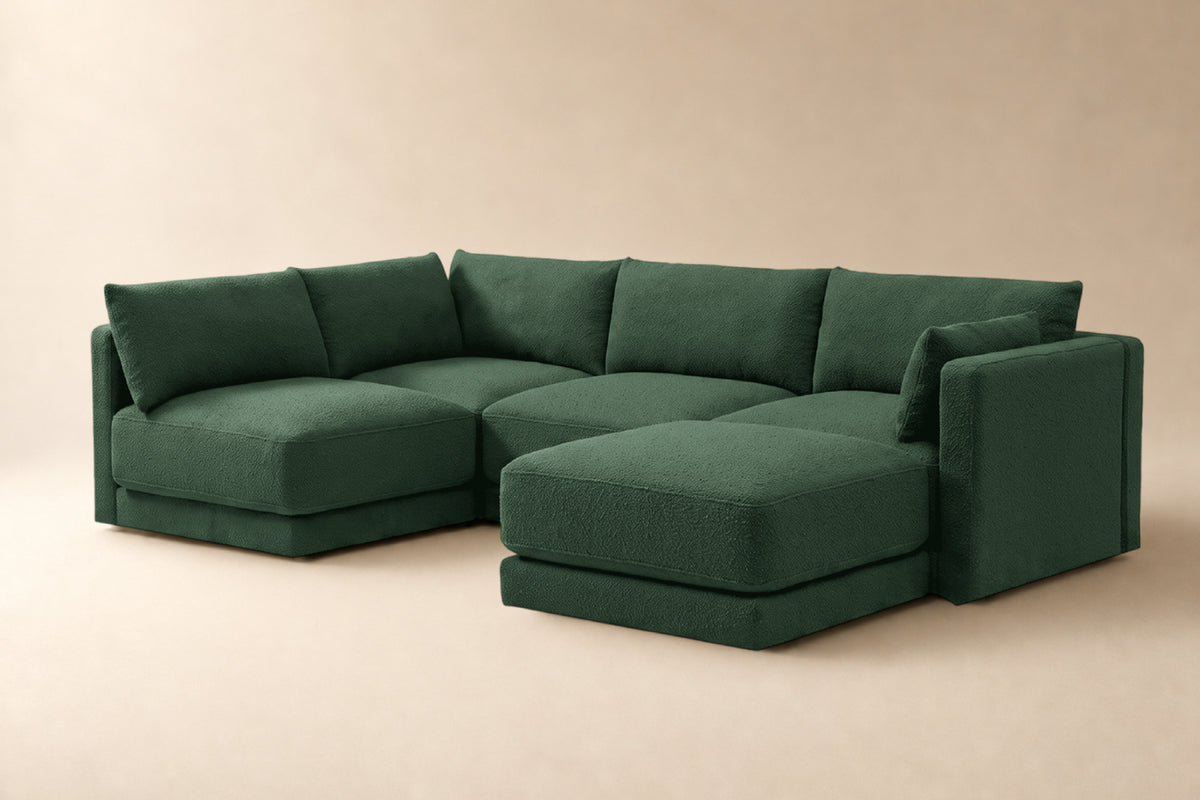Halo 4 Seater L Shape + Ottoman