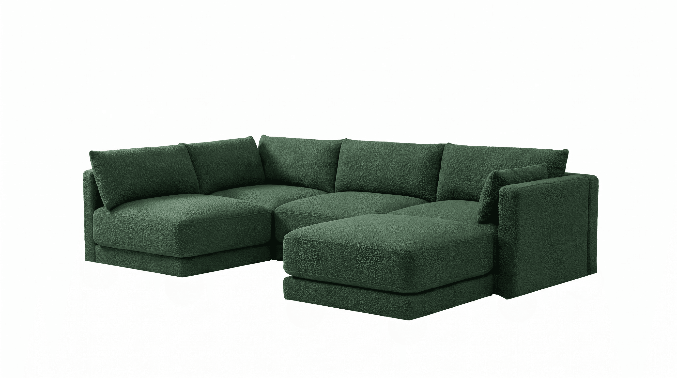 Halo 4 Seater L Shape + Ottoman