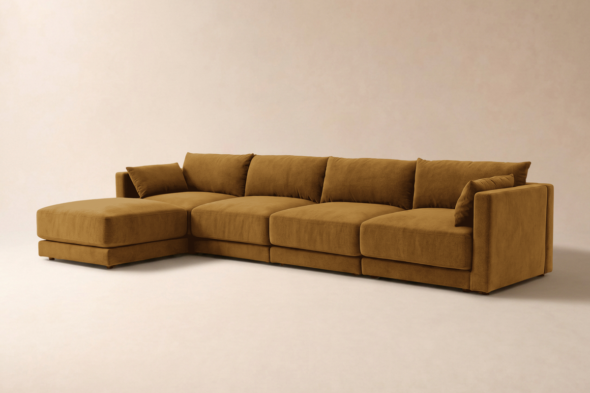 Halo 4 Seater Sofa + Ottoman