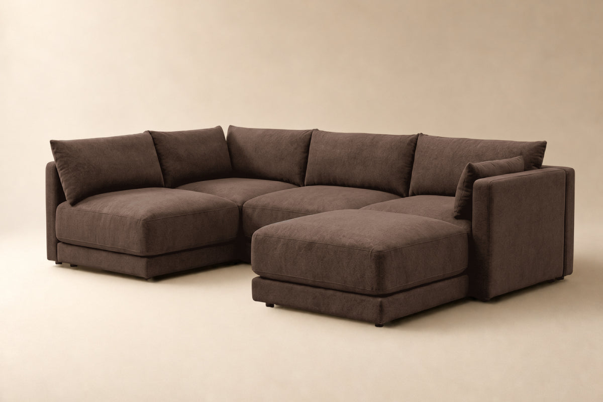 Halo 4 Seater L Shape + Ottoman
