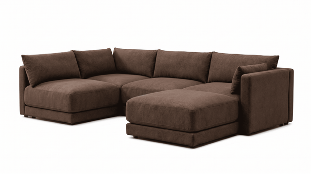 Halo 4 Seater L Shape + Ottoman