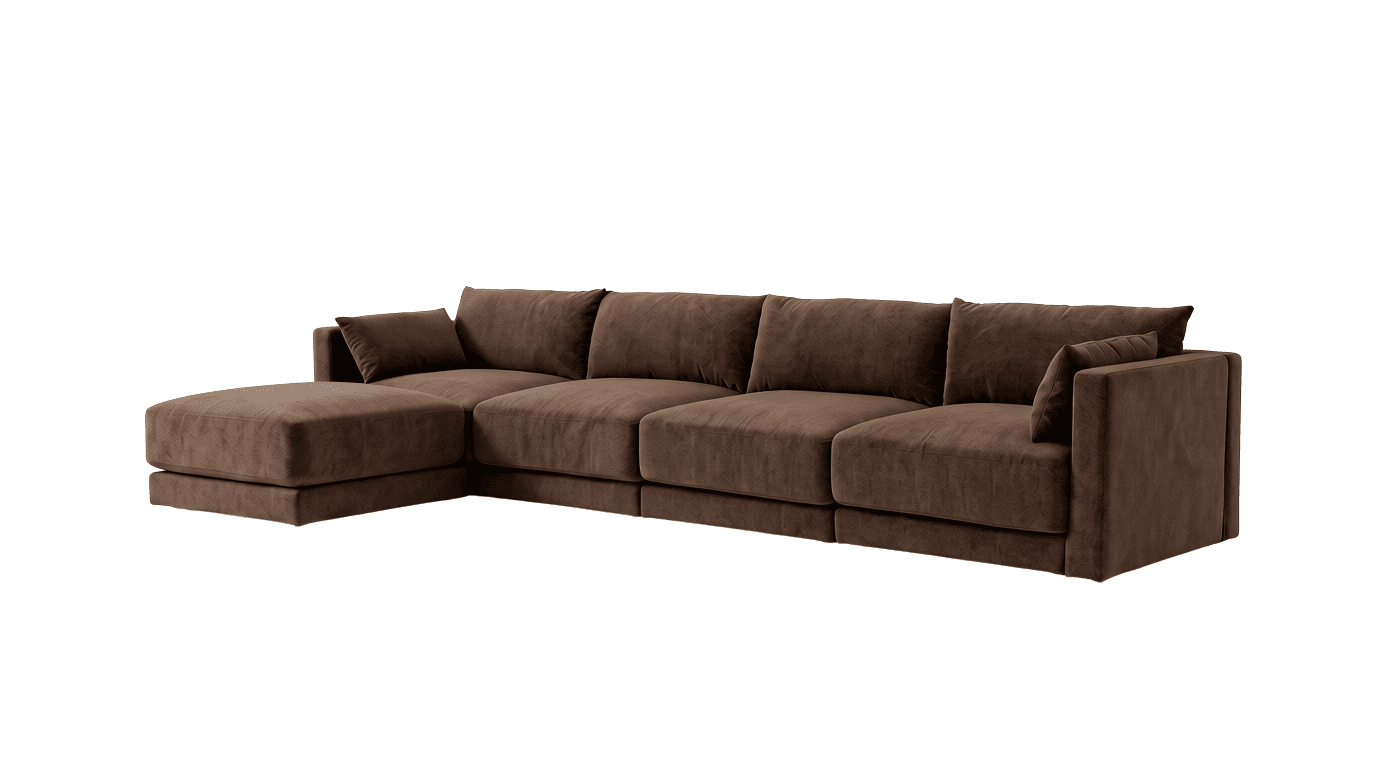 Halo 4 Seater Sofa + Ottoman