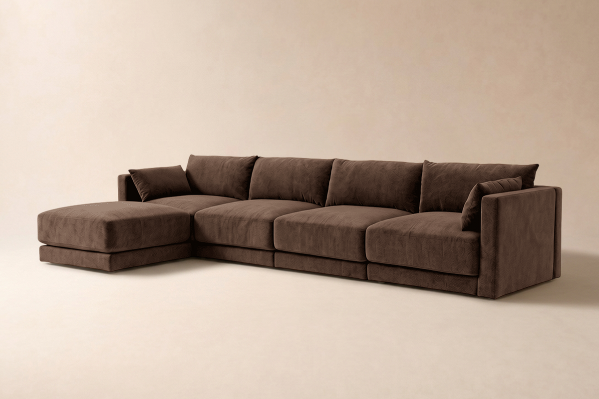 Halo 4 Seater Sofa + Ottoman