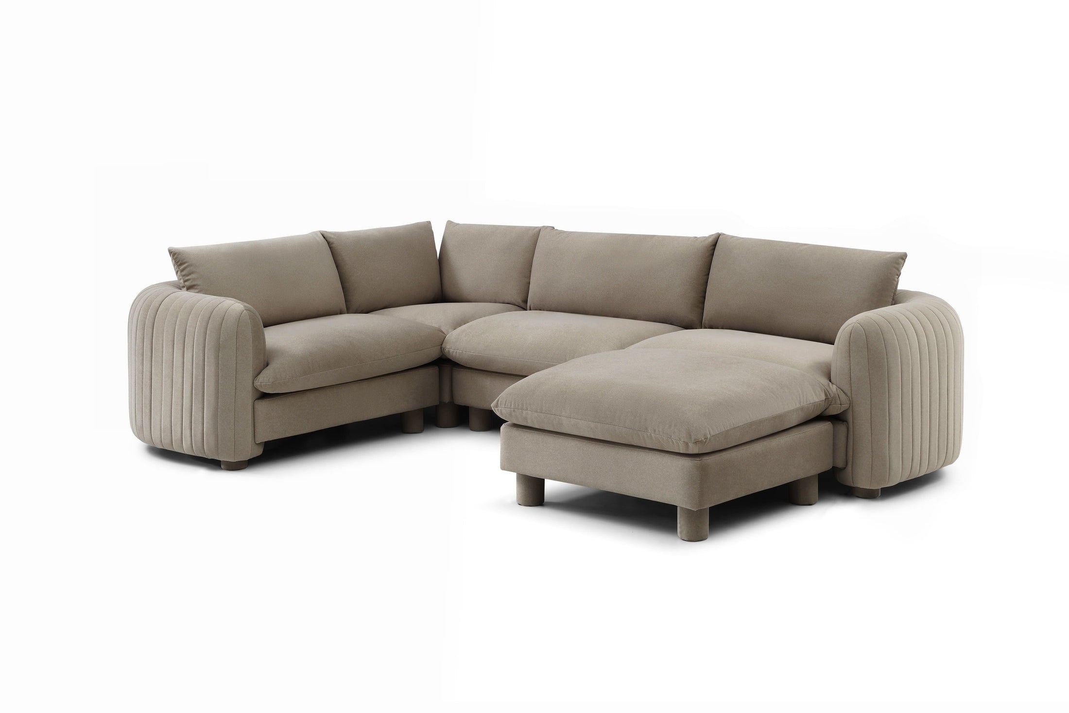 The Bayshore 4 Seater L Shape + Ottoman