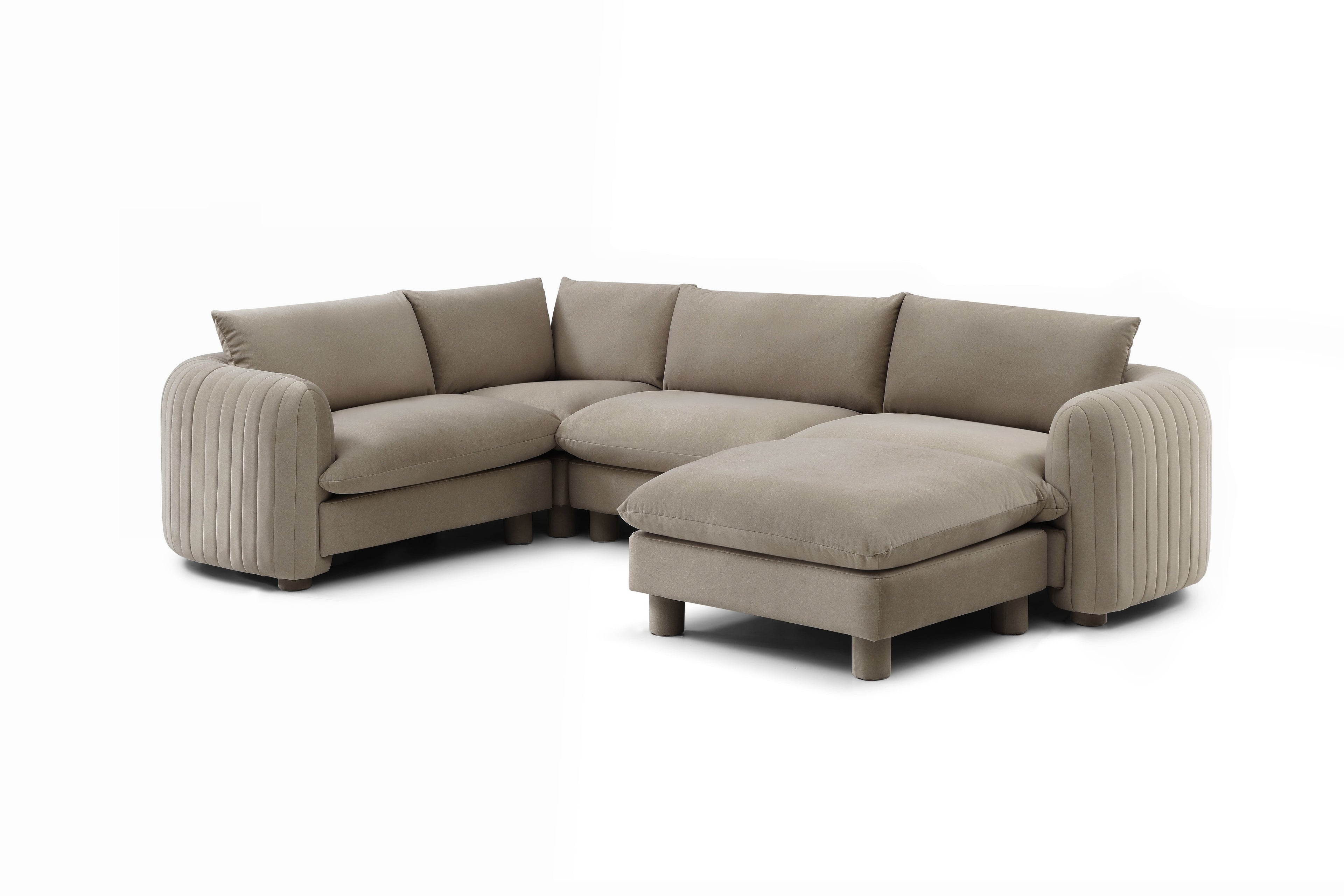 The Bayshore 4 Seater L Shape + Ottoman