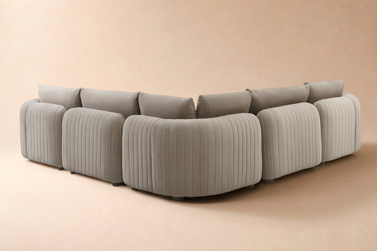 Bayshore 5 Seater L Shape + Ottoman