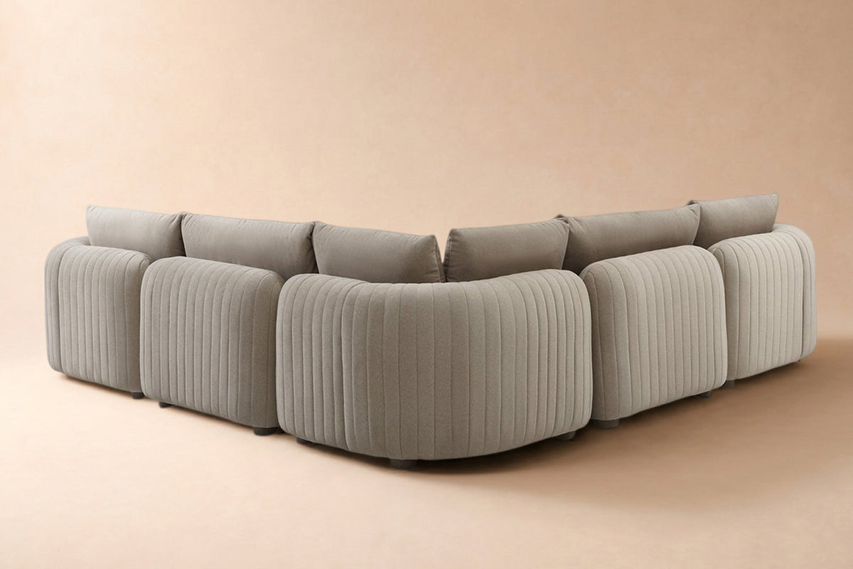 Bayshore 5 Seater L Shape