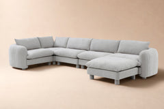 Bayshore 5 Seater L Shape + Ottoman