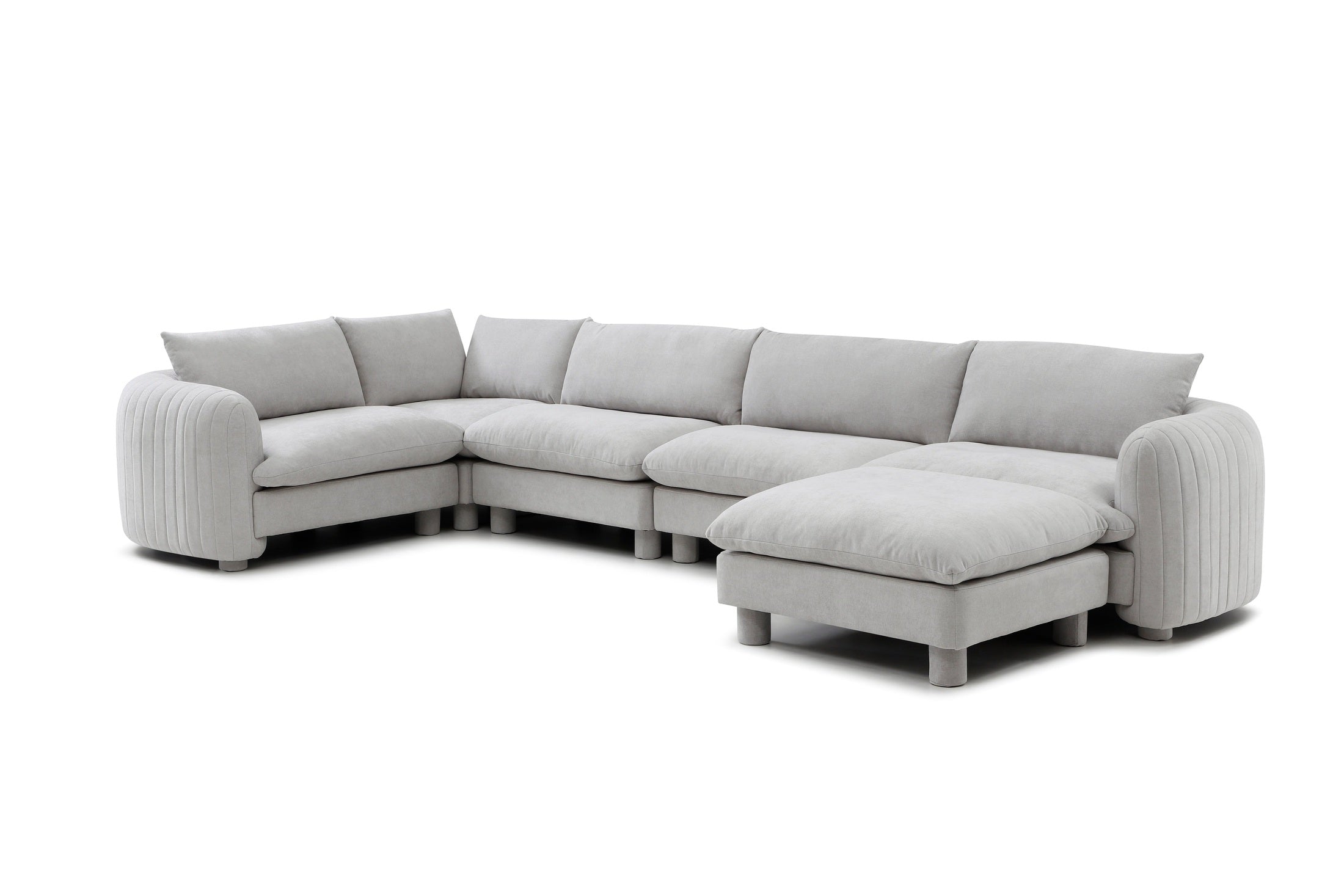 Bayshore 5 Seater L Shape + Ottoman