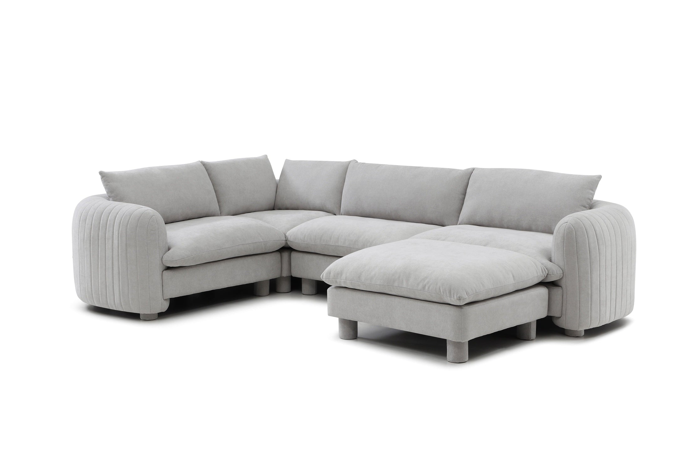 The Bayshore 4 Seater L Shape + Ottoman