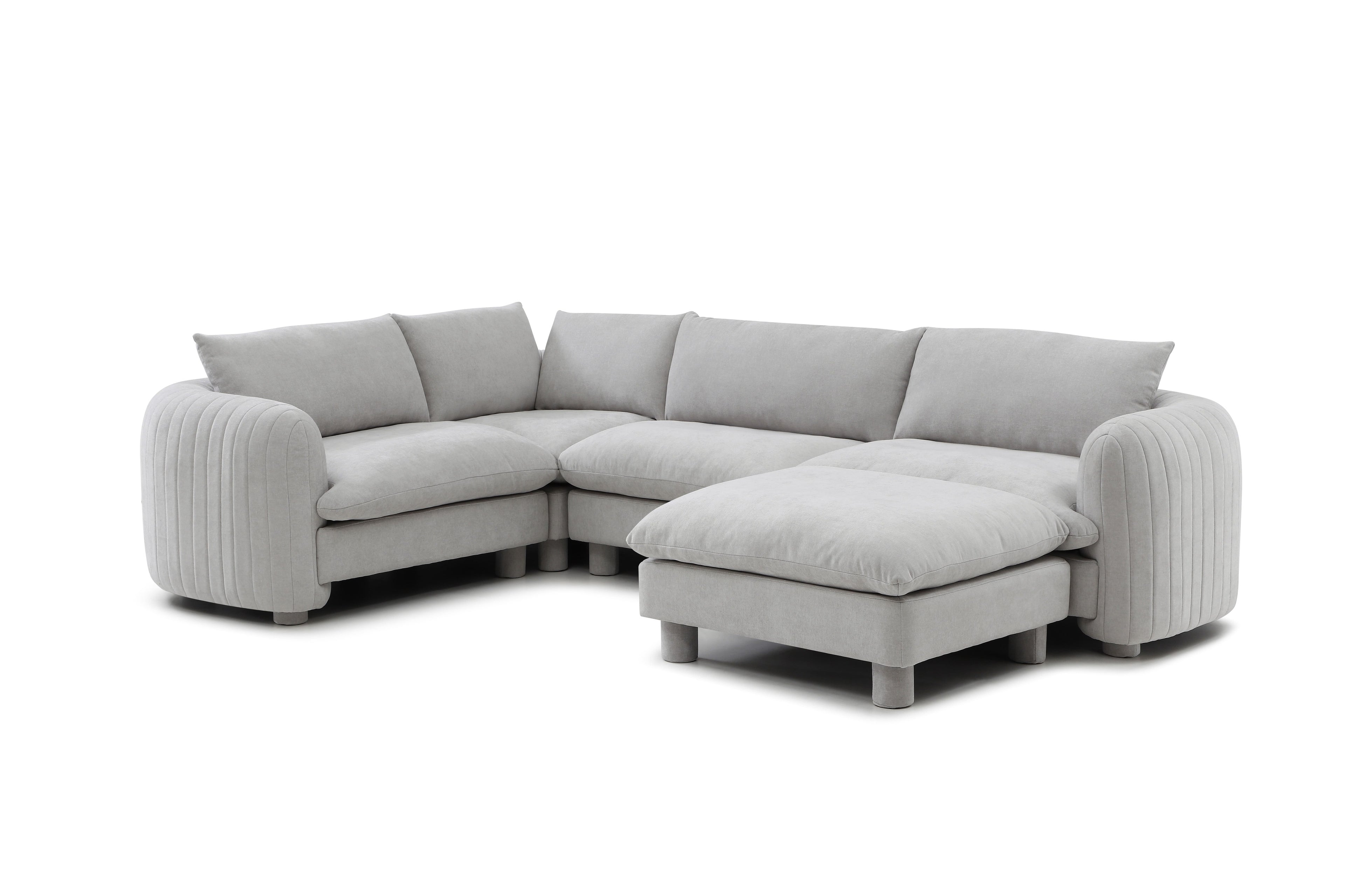 The Bayshore 4 Seater L Shape + Ottoman
