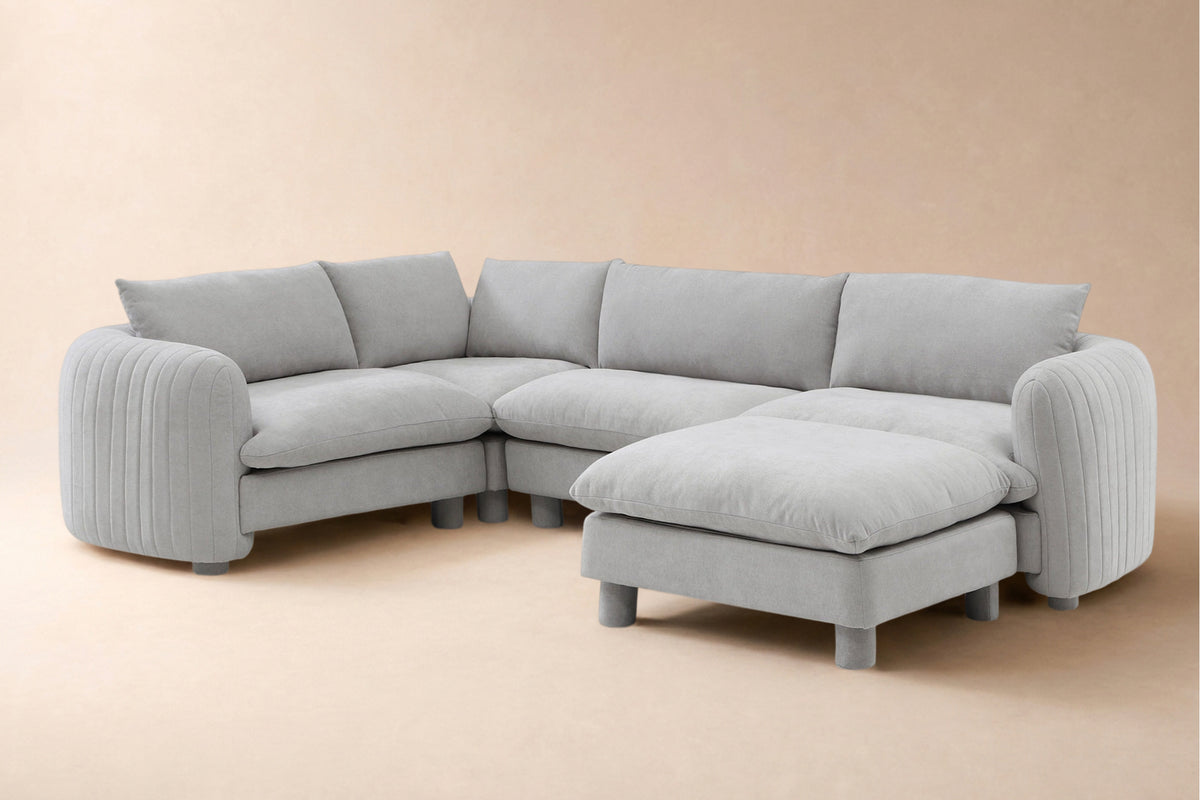 The Bayshore 4 Seater L Shape + Ottoman