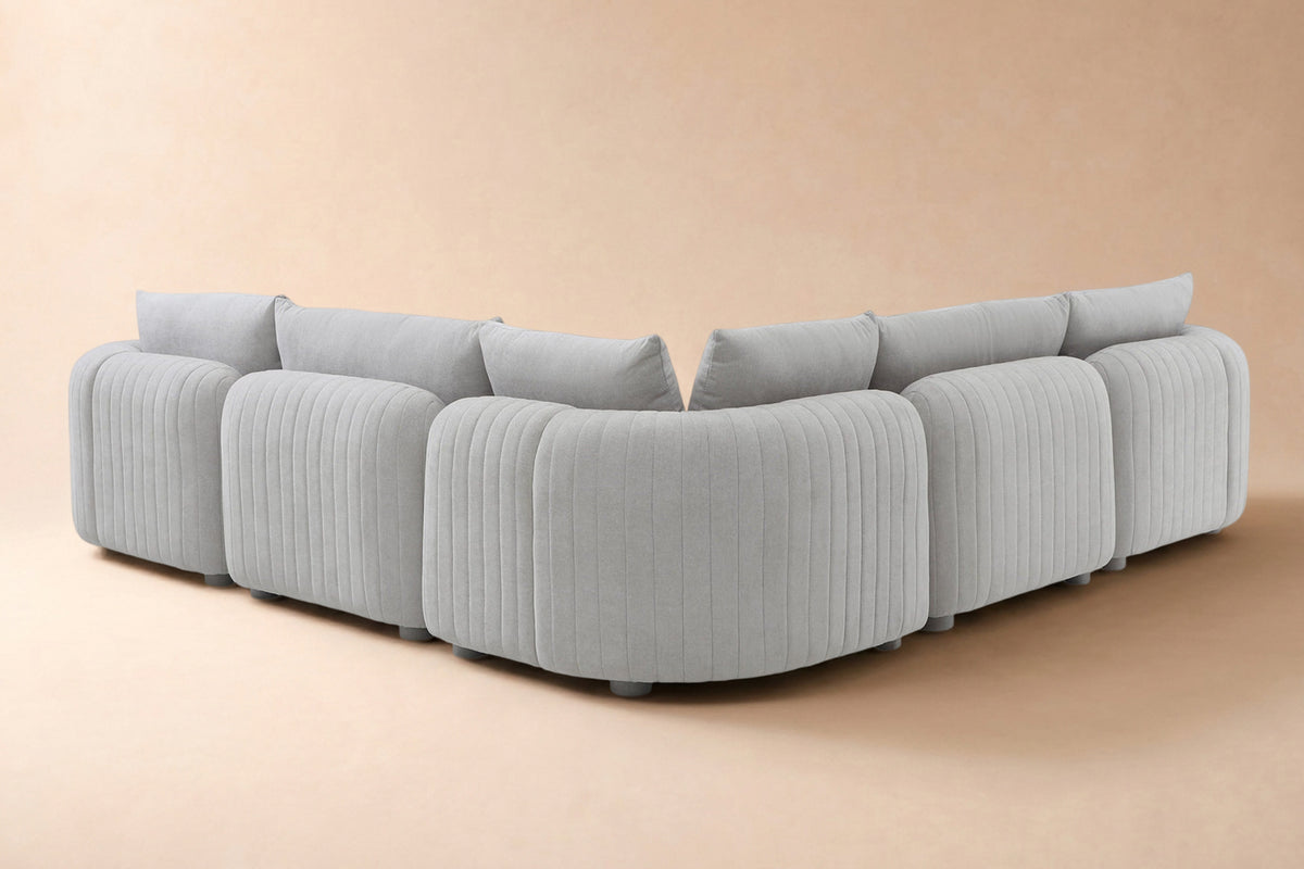 Bayshore 5 Seater L Shape + Ottoman