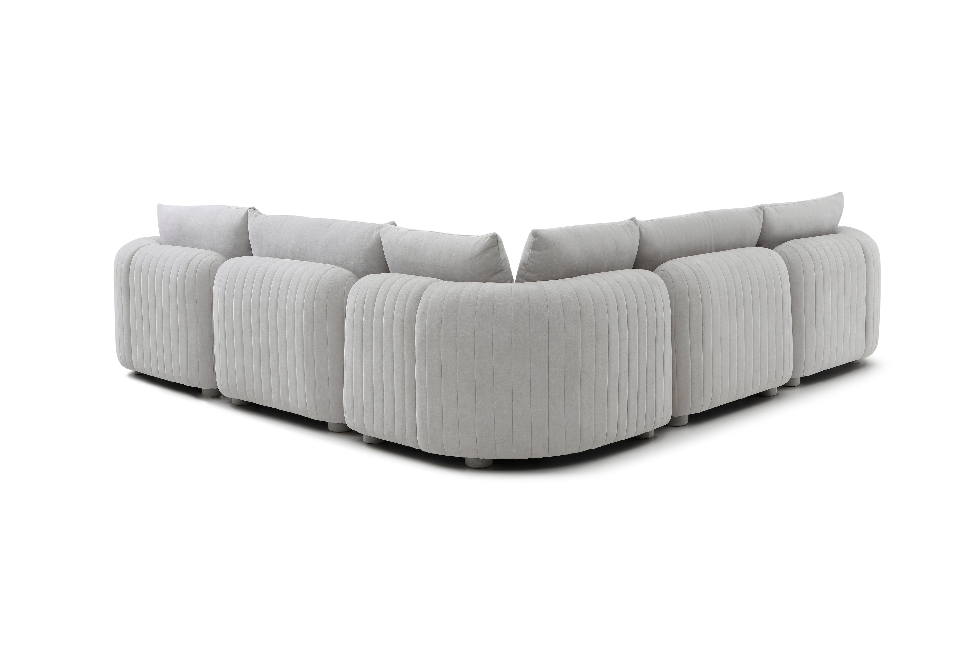 The Bayshore 5 Seater L Shape + Ottoman