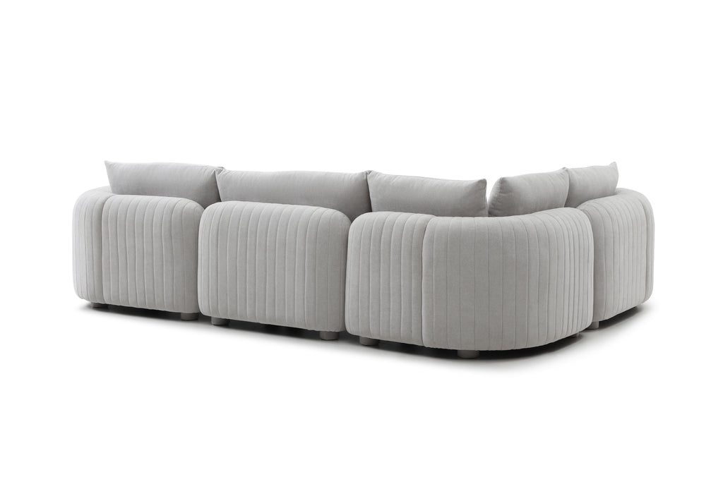 The Bayshore 4 Seater L Shape + Ottoman