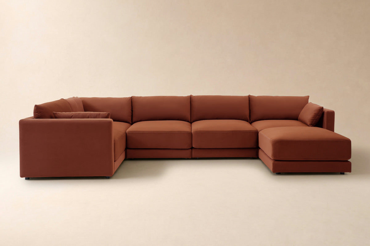 Halo 5 Seater L Shape + Ottoman