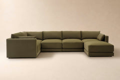 Halo 5 Seater L Shape + Ottoman