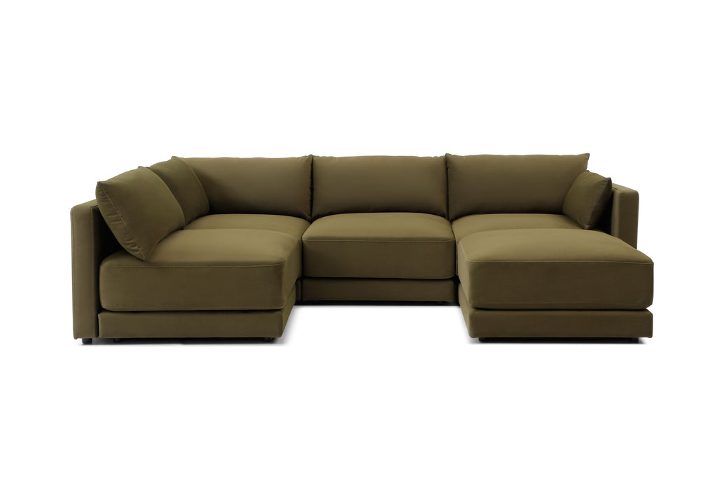 Halo 4 Seater L Shape + Ottoman