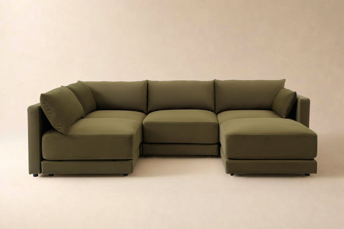 Halo 4 Seater L Shape + Ottoman