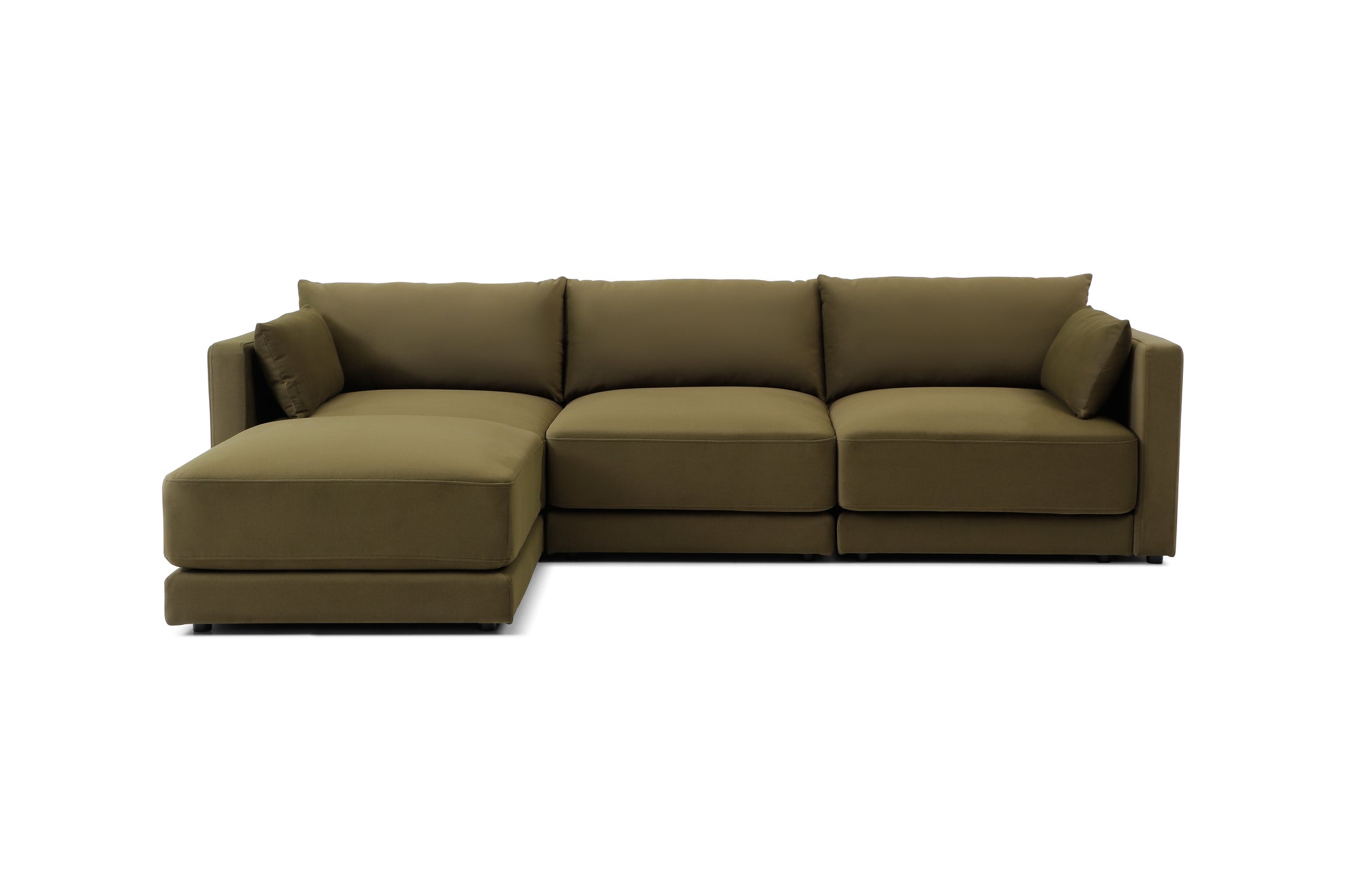 Halo 3-Seater Sofa – Modern Modular Comfort | Almond Wind