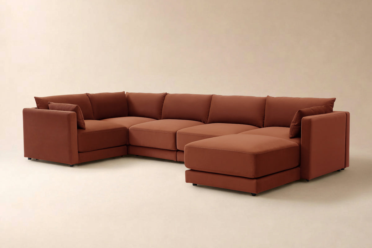 Halo 5 Seater L Shape + Ottoman