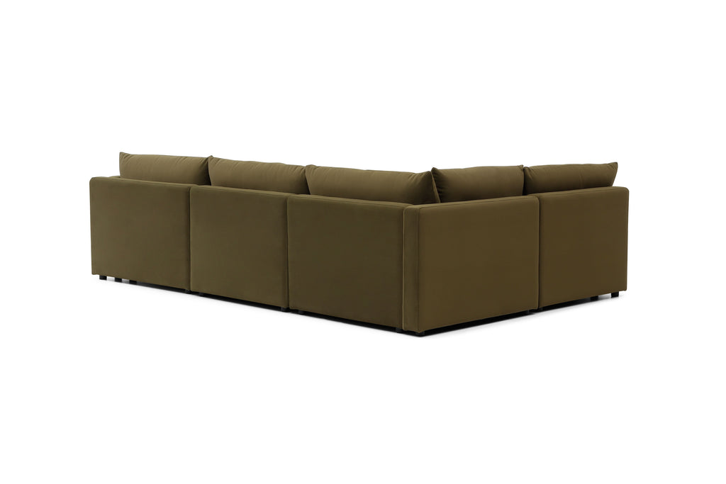 Halo 4 Seater L Shape + Ottoman
