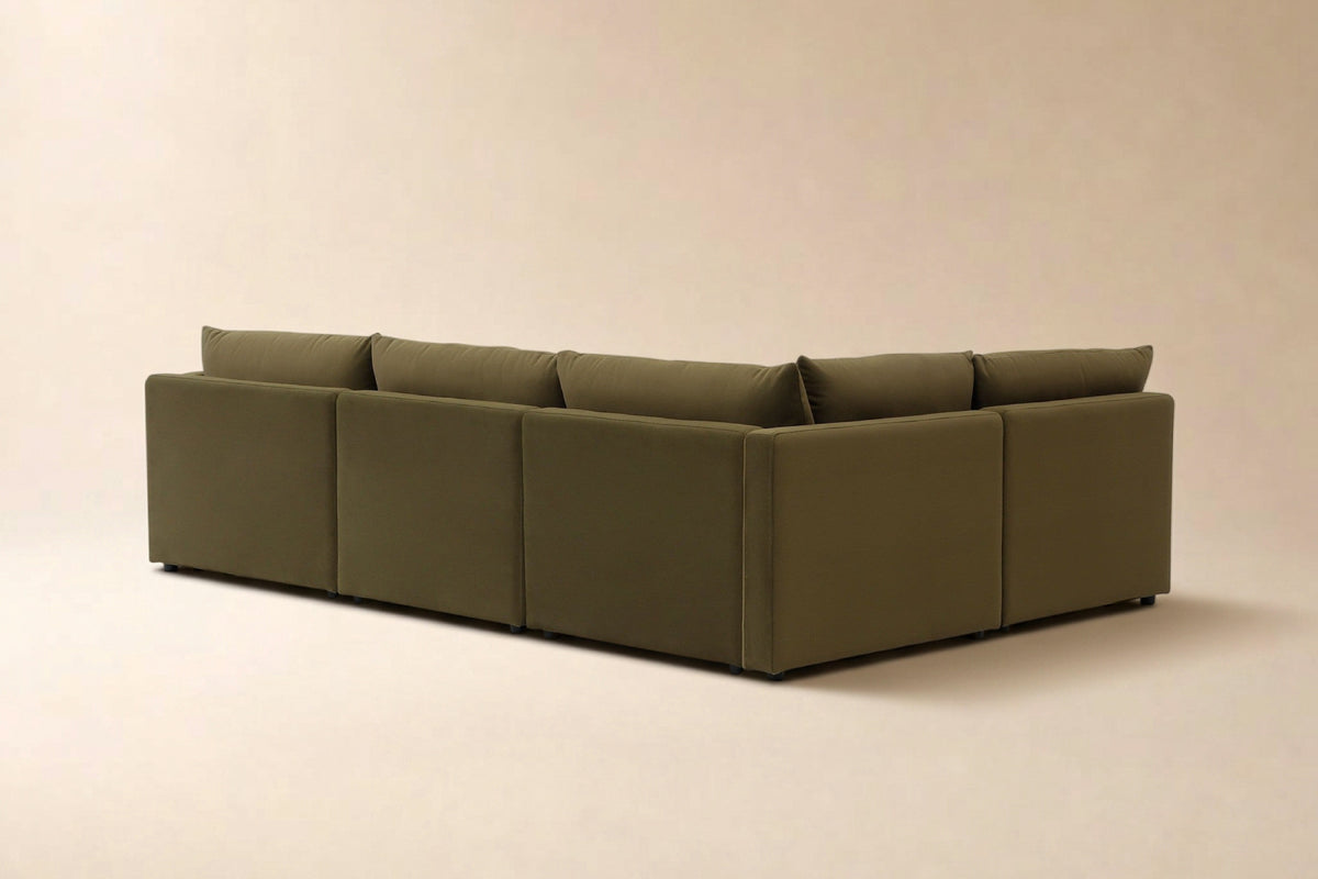 Halo 4 Seater L Shape + Ottoman