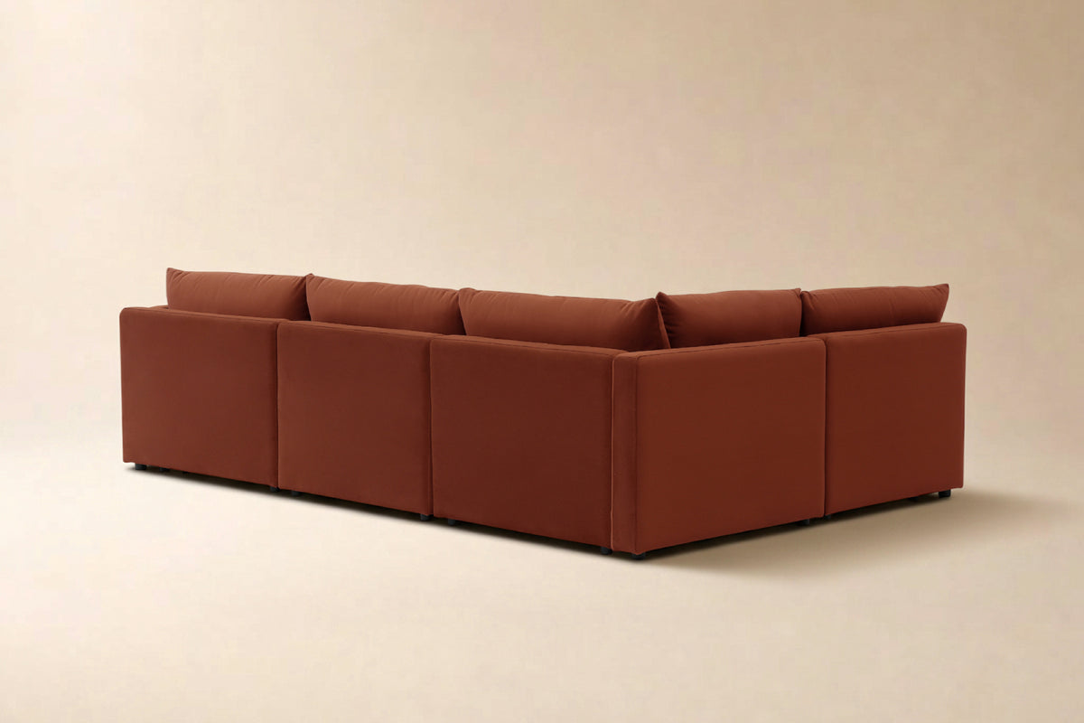 Halo 4 Seater L Shape + Ottoman