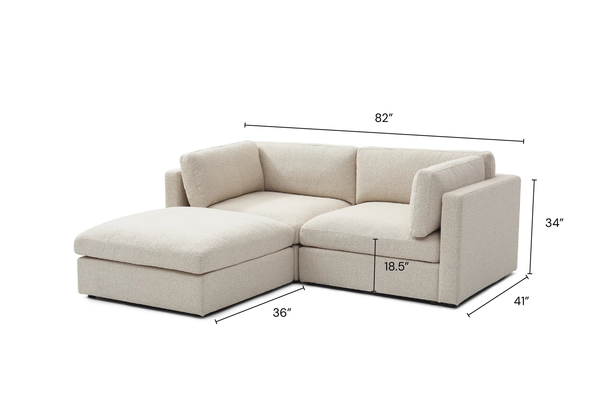 The Halo Archive 2 Seater + Ottoman