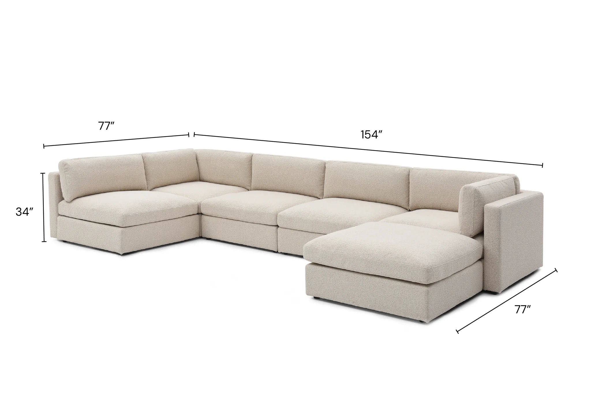 The Halo Archive 5 Seater + Ottoman