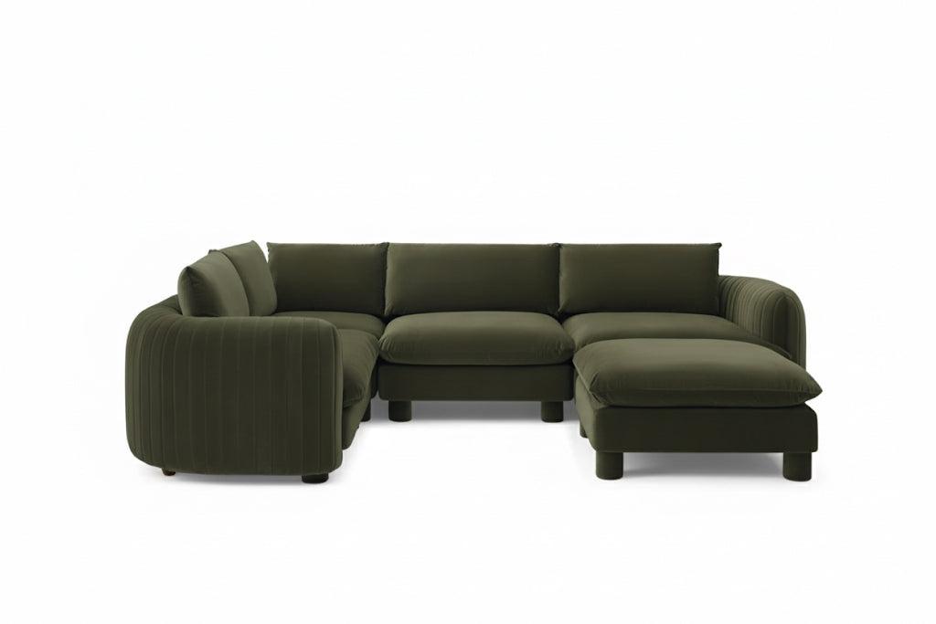 The Bayshore 4 Seater L Shape + Ottoman