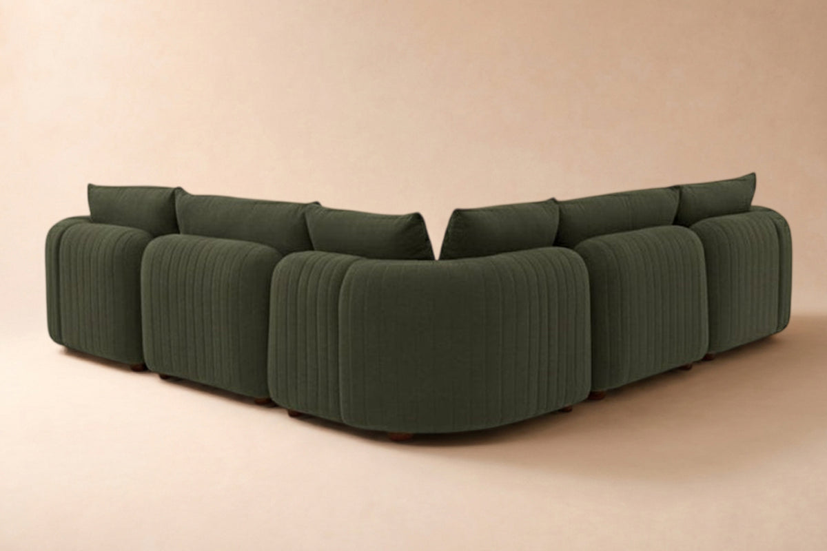 Bayshore 5 Seater L Shape + Ottoman