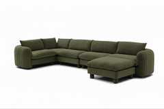 Bayshore 5 Seater L Shape + Ottoman