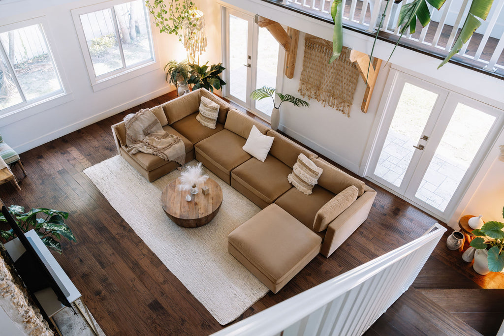 Halo 5 Seater arranged for flexible family seating

