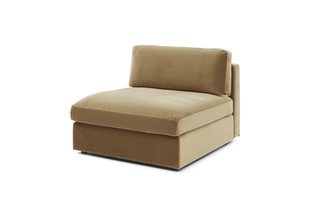 Multi-functional ottoman with modern Halo design

