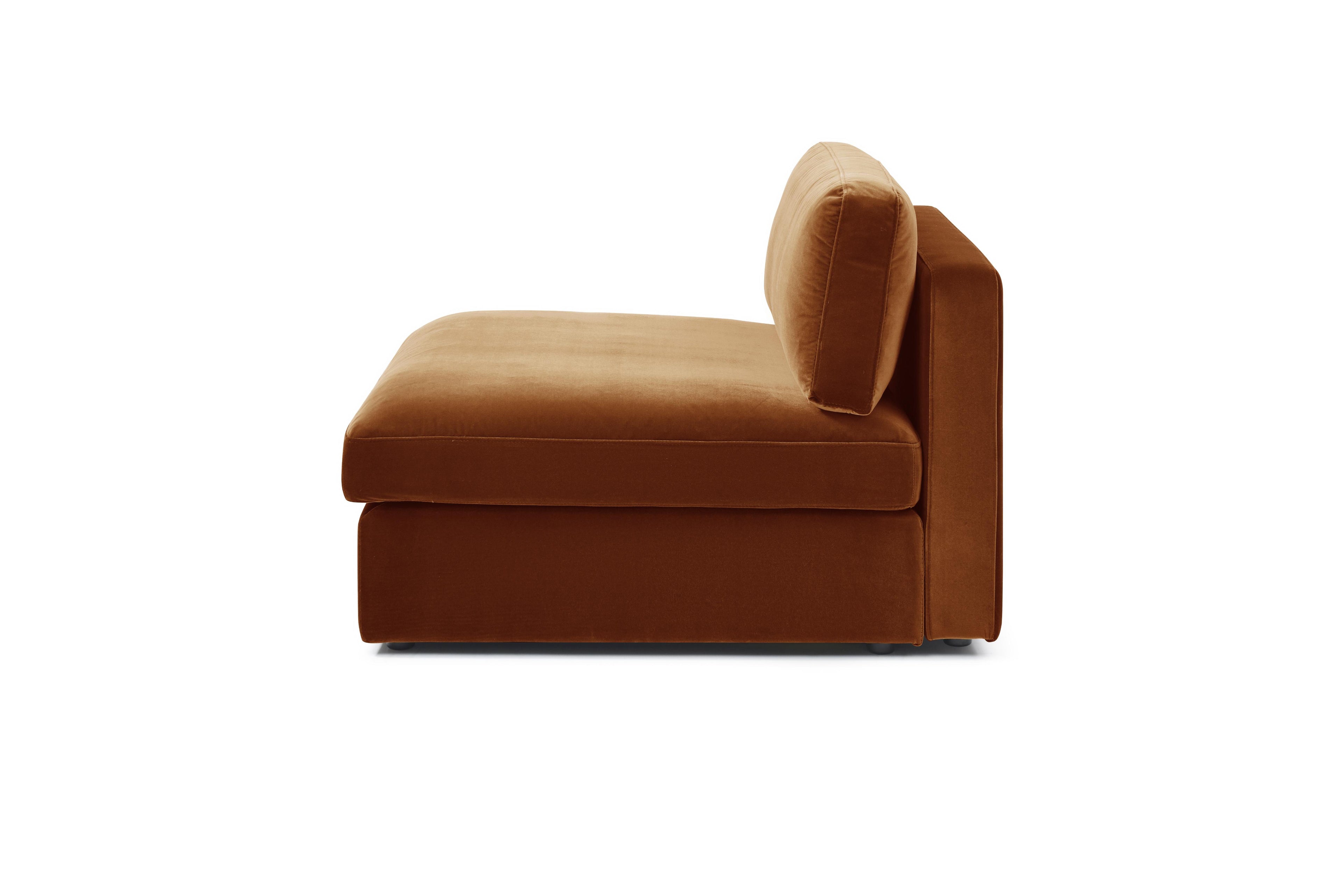 Elegant ottoman complementing the Halo 5 Seater

