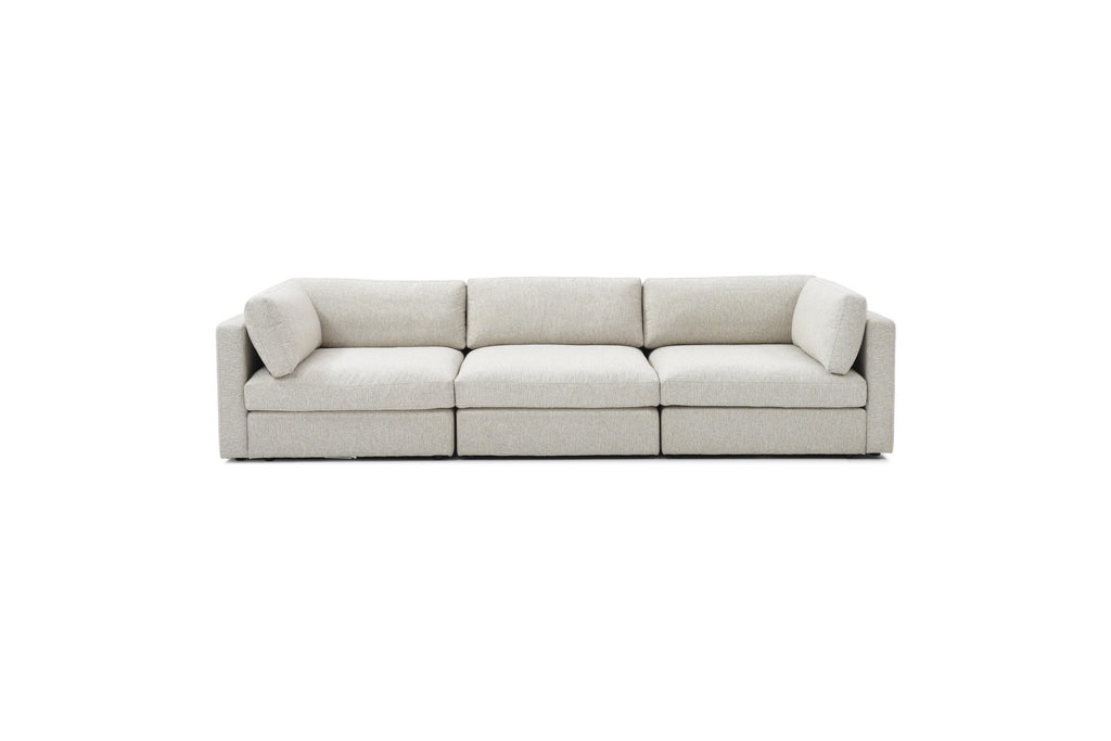 Stylish Halo modular sofa in coastal Miami interior

