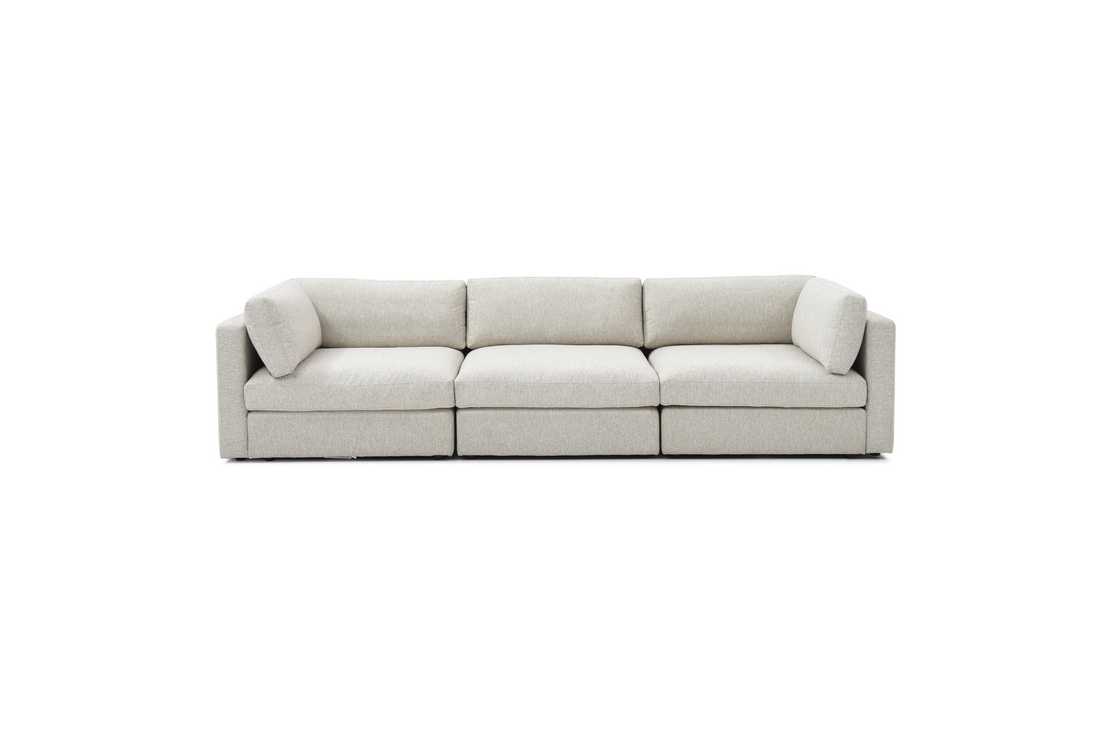 Stylish Halo modular sofa in coastal Miami interior

