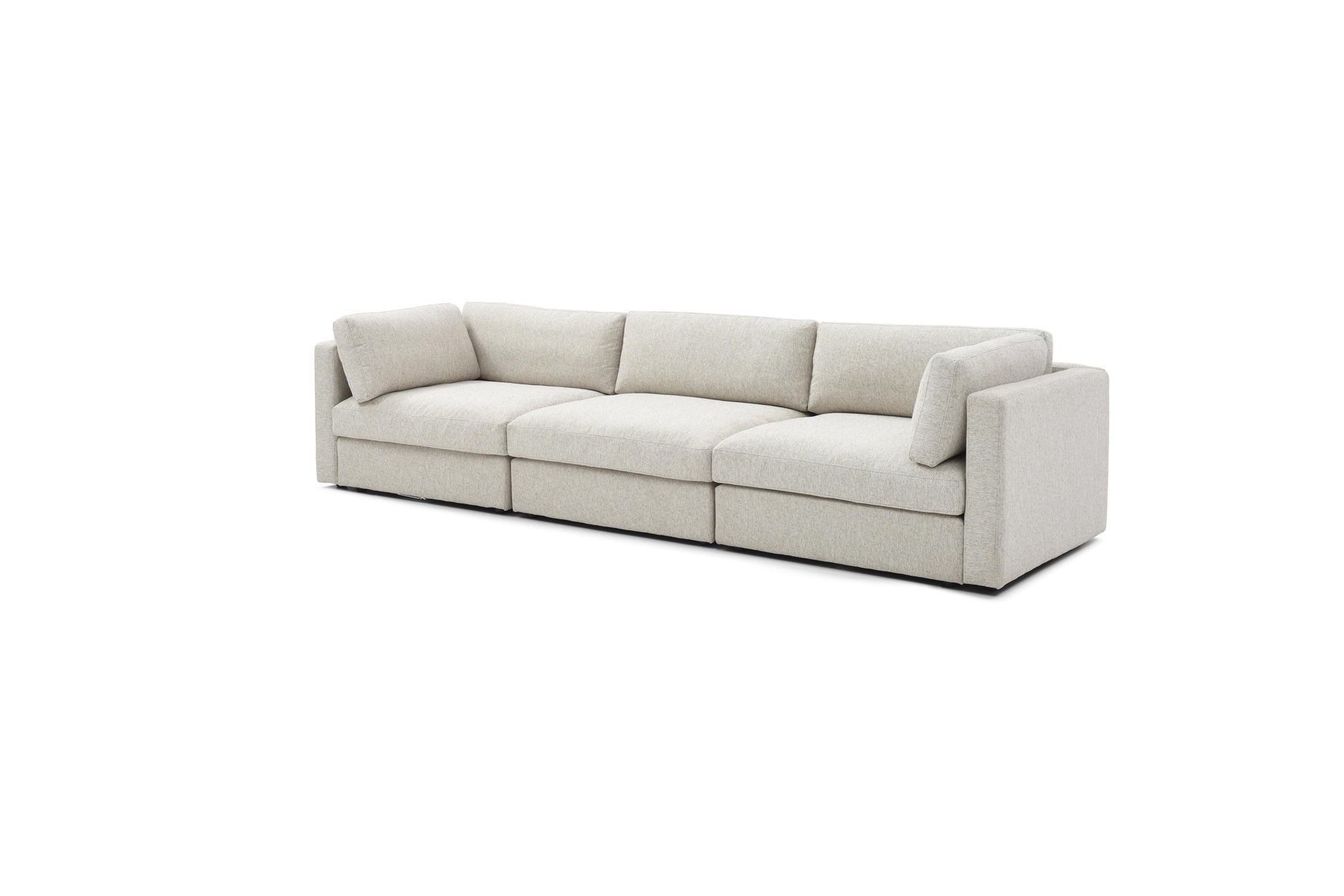 Stylish Halo modular sofa in coastal Miami interior

