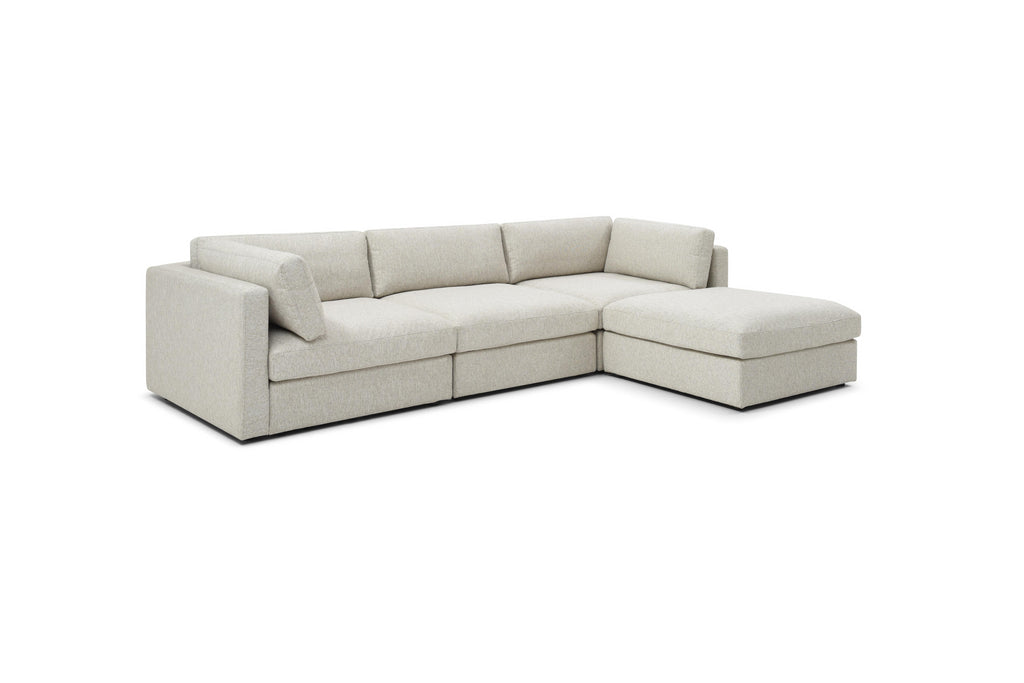 Halo modular 3-seater ideal for modern apartments

