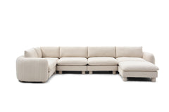Bayshore 5 Seater L Shape + Ottoman