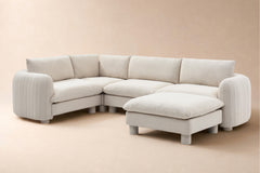 The Bayshore 4 Seater L Shape + Ottoman