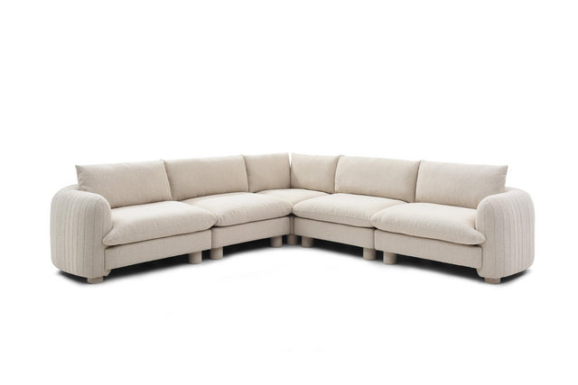 Bayshore 5 Seater L Shape