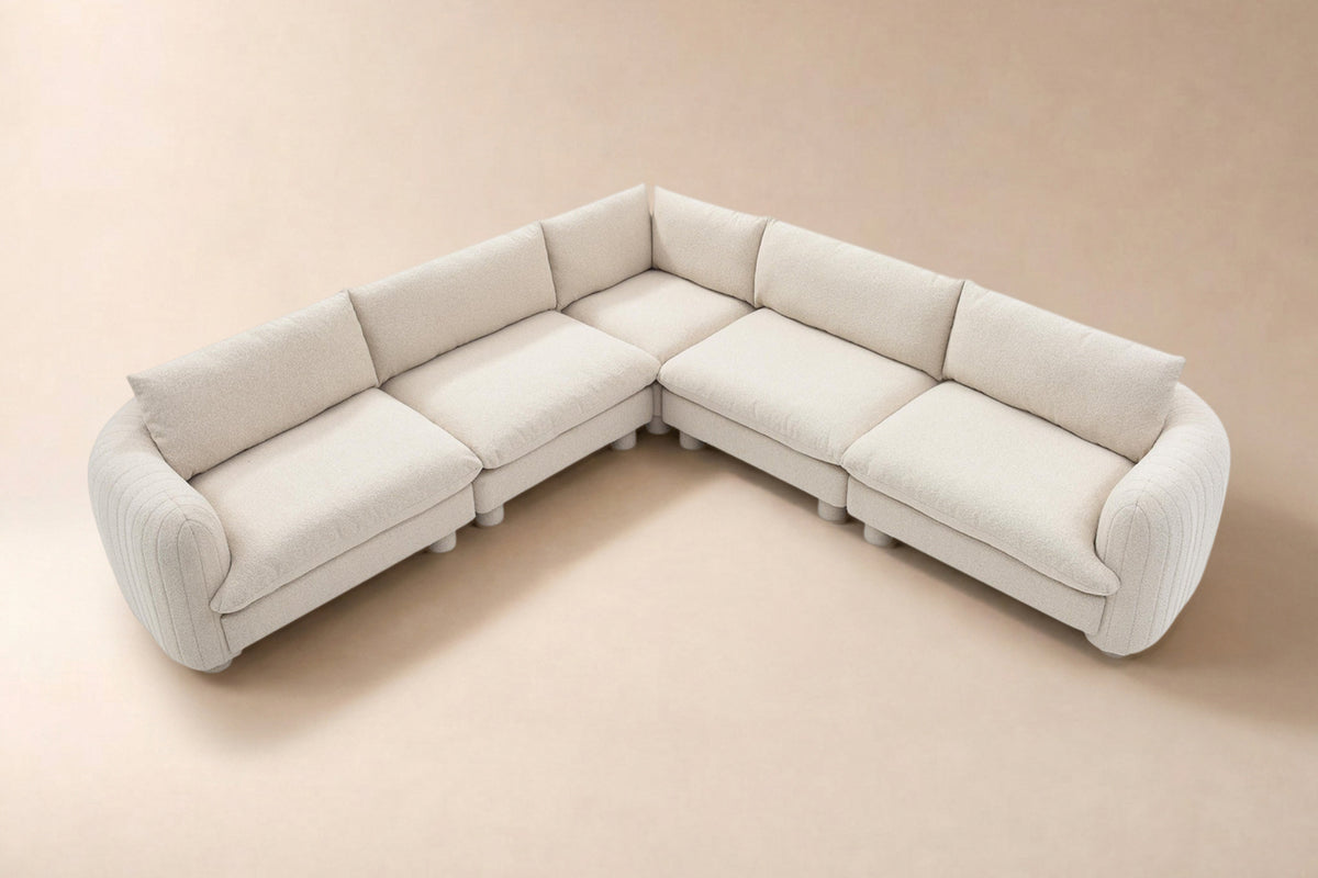 Comfortable 5 seater sofa ideal for family lounging