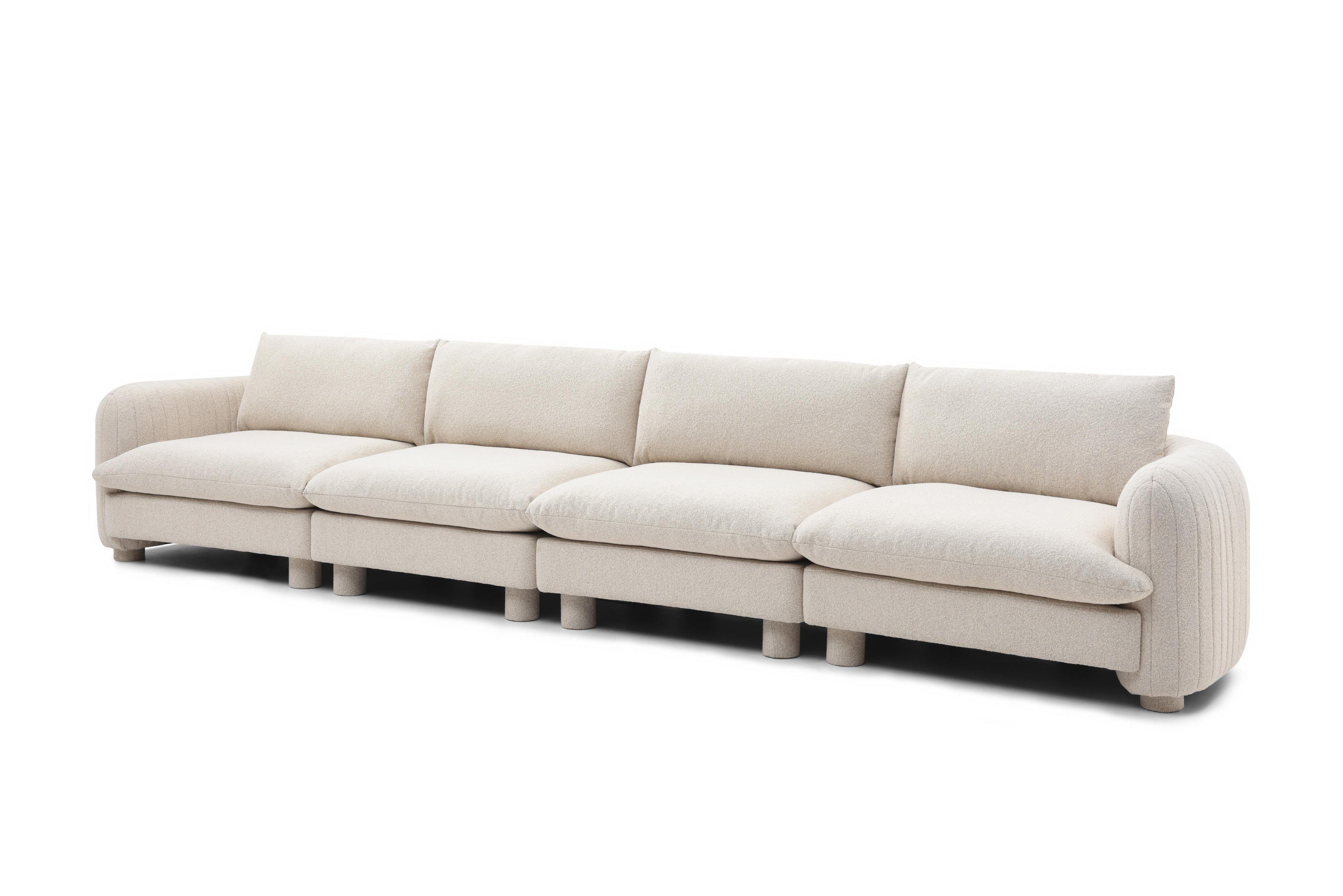Modular Bayshore 4 seater with cozy cushions

