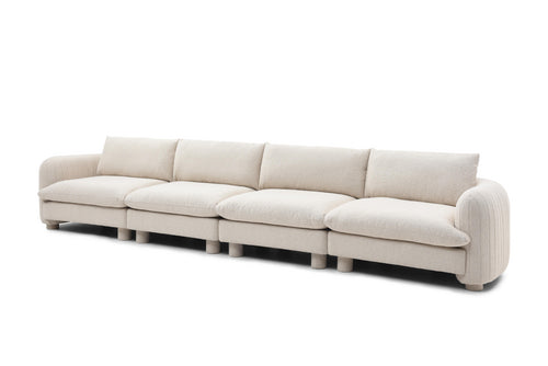 Modular Bayshore 4 seater with cozy cushions


