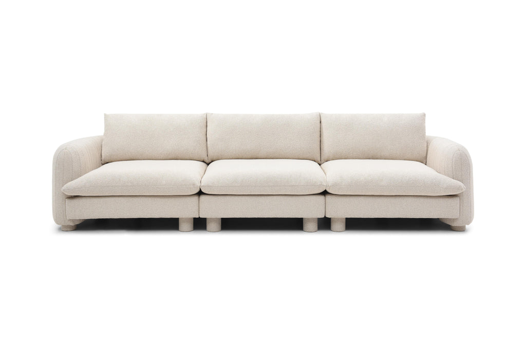 Miami-style sofa with minimalist design