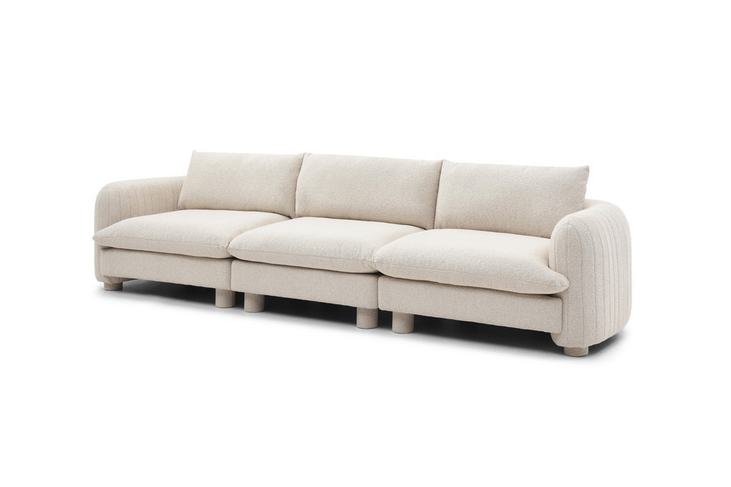 Elegant sofa setup for South Florida interiors
