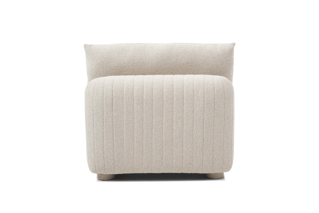 Handcrafted modular ottoman for family seating

