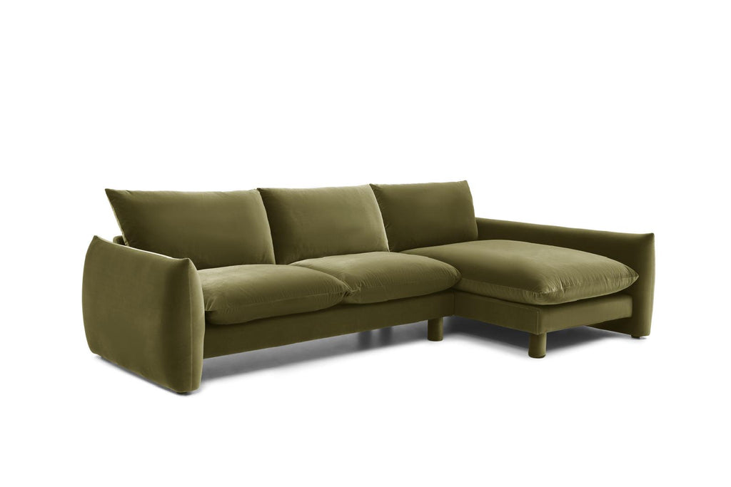 Spacious modular sofa with modern design